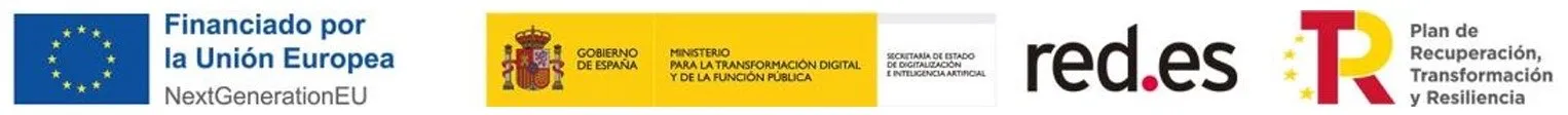 Financiado por la Unión Europea NextGenerationEU, Gobierno de España – Ministerio para la Transformación Digital y de la Función Pública, red.es y Plan de Recuperación, Transformación y Resiliencia